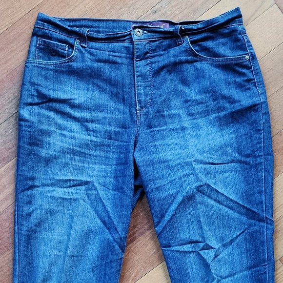 Gloria Vanderbilt Classic High Rise Tapered Jeans Size 14 Short - Picture 5 of 16